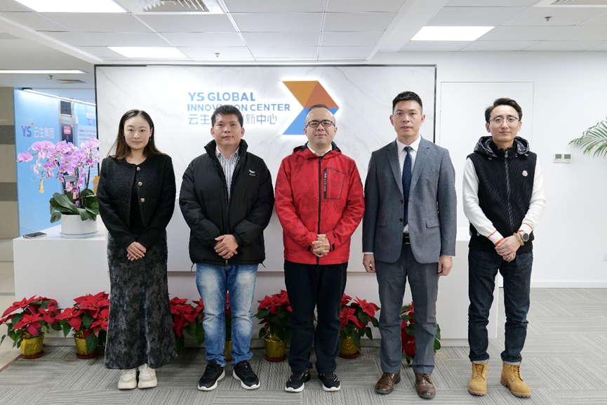 三亚市人力资源集团总经理蔡振飞莅临3044永利集团官网全球创新中心走访交流